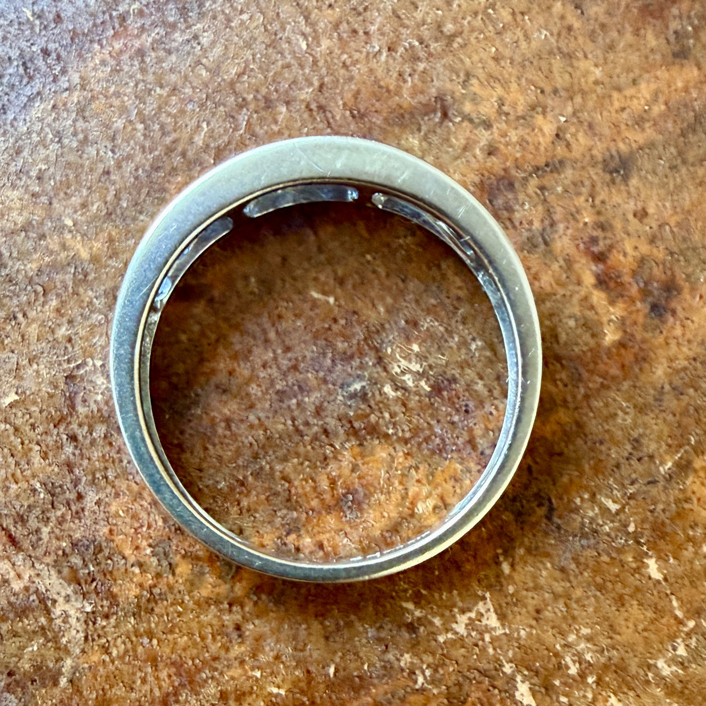 The Tuileries Ring - Vintage Solid 9K White Gold and Natural Alexandrite Ring